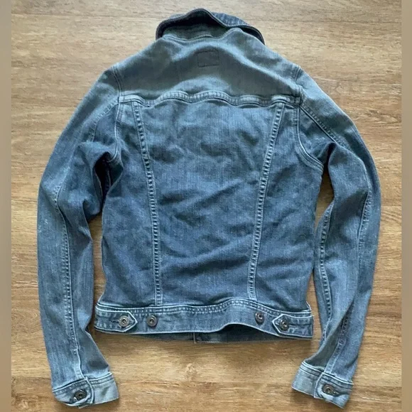 Adriano Goldschmied Jacket Adult Blue Denim Button Up Stretch Womens XS - Picture 7 of 9